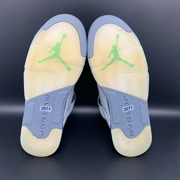 Jordan 5 Retro Green Bean Basketball Shoes DQ3734-003 Youth Sz 6 Women's Sz 7.5 - Picture 9 of 10